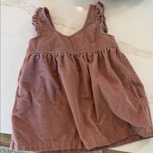 Corduroy Pink Dress 2T Pehr worn once